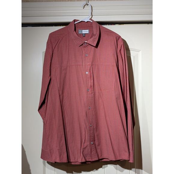 Toad & Co. Insect Shield Repellant Apparel Red Plaid Button Down Shirt Sz XL - Picture 13 of 13
